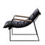 Fauteuil en cuir vieilli pour usage domestique