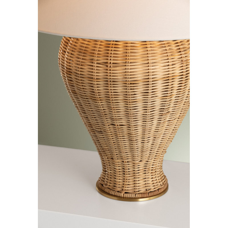 Chatsworth 29.5" 1-Light Linen Table Lamp by Mark D. Sikes for Hudson Valley Lighting