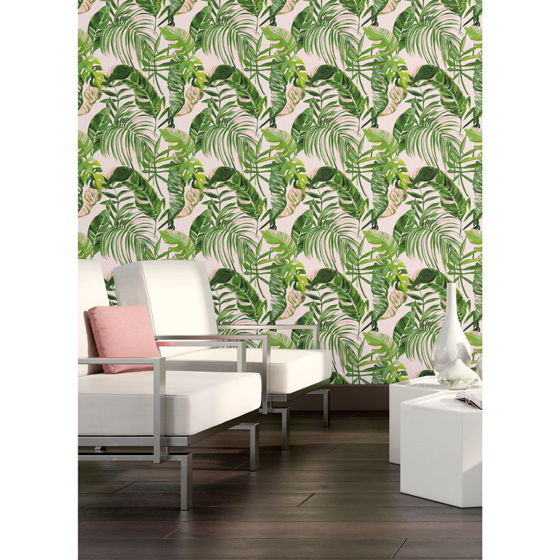 Rouleau de papier peint Chewsville Palmera, Rose clair