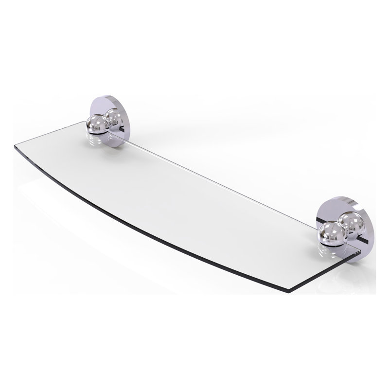 Gober Bracket Shelf, 18", Polished Chrome