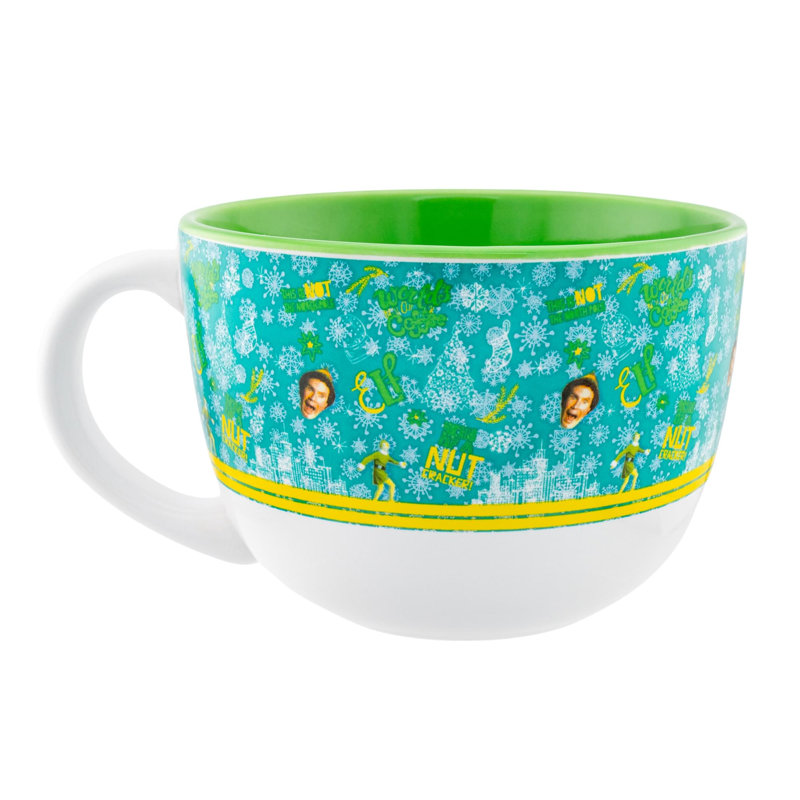 Grande tasse à soupe Elf Tossed Peut contenir 20 onces