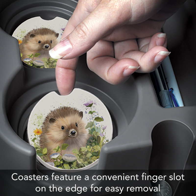 Sous-verre simple pour véhicule Dakota Fields Hedgehog