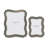 Wavy Check Silver Plated Frame-116438251-116438253