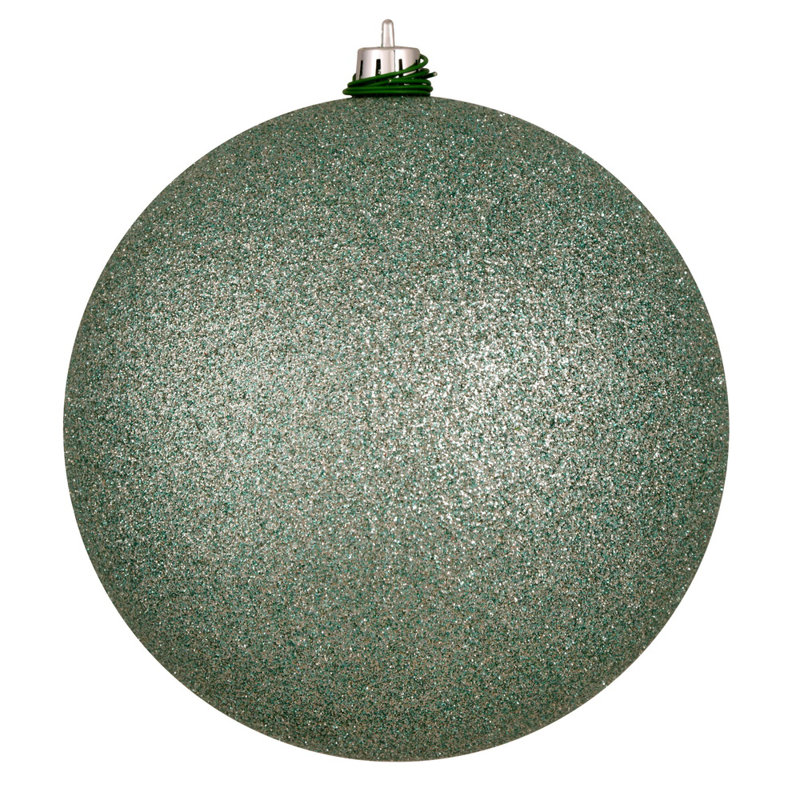 Décoration de boule décorative des Fêtes, H 6 po x l 6 po x P 6 po, Menthe givré