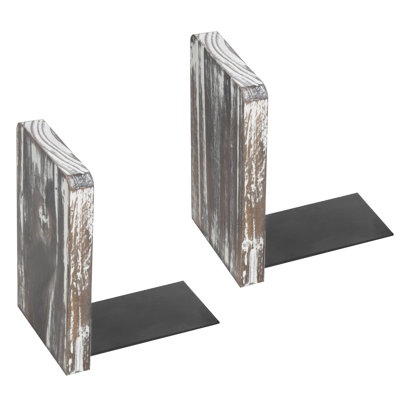 Wood Non-Skid Bookends