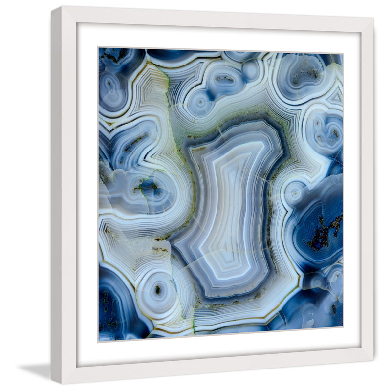 " Partial Separation " by Marmont Hill, 24" H x 24" W x 1.5" D, White Framed