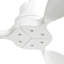 Ventilateur de plafond à profil bas en bois 52 pouces avec télécommande à 6 vitesses pour salon de patio