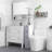 Freestanding Linen Tower with 2-Tier Shelf and Drawers