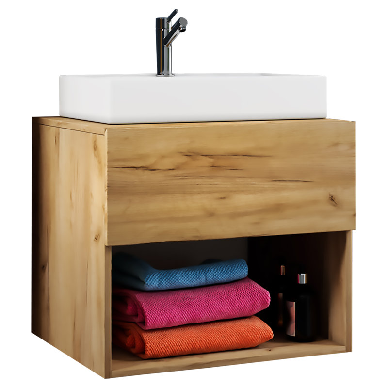 Rejwan Bathroom Vanity with Basin, Wood