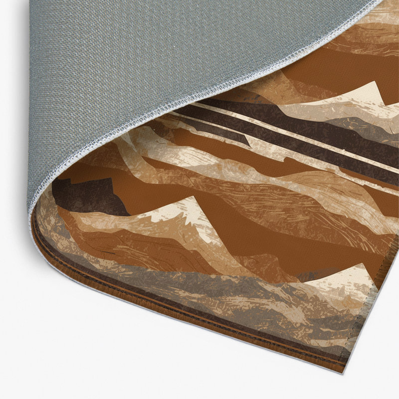 Tapis intérieur et extérieur Golden Tides, Rectangle 1'6" x 2'6"