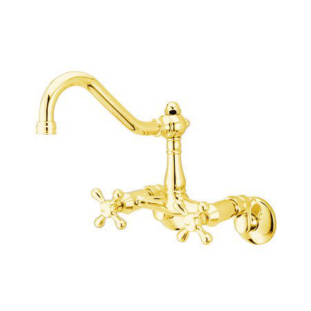 Bridge Faucet, Polished Brass