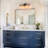 Nayomee Dimmable Black/Brass Rectangle Vanity Light-392119511