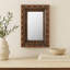 Holland Rectangle Solid Wood Mirror