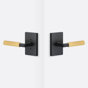 Matte Black/Satin Brass