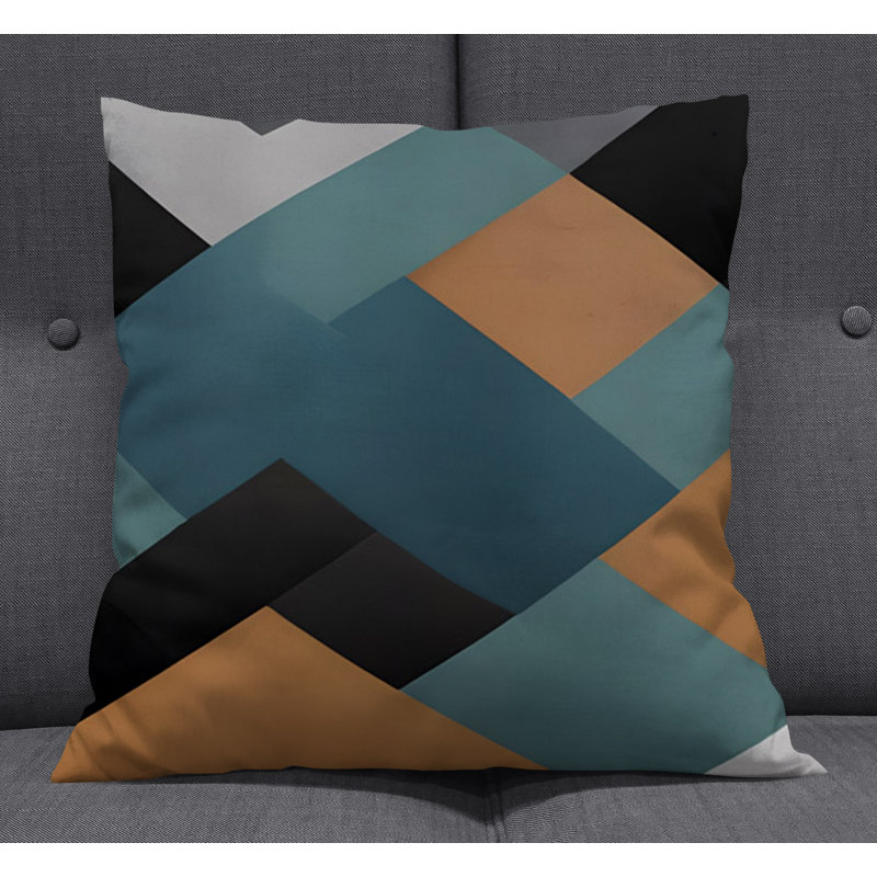 Coussin décoratif, Housse de coussin seulement - sans coussin, H 16 po x l 16 po