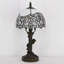 Petite lampe de table en verre coloré Tiffany