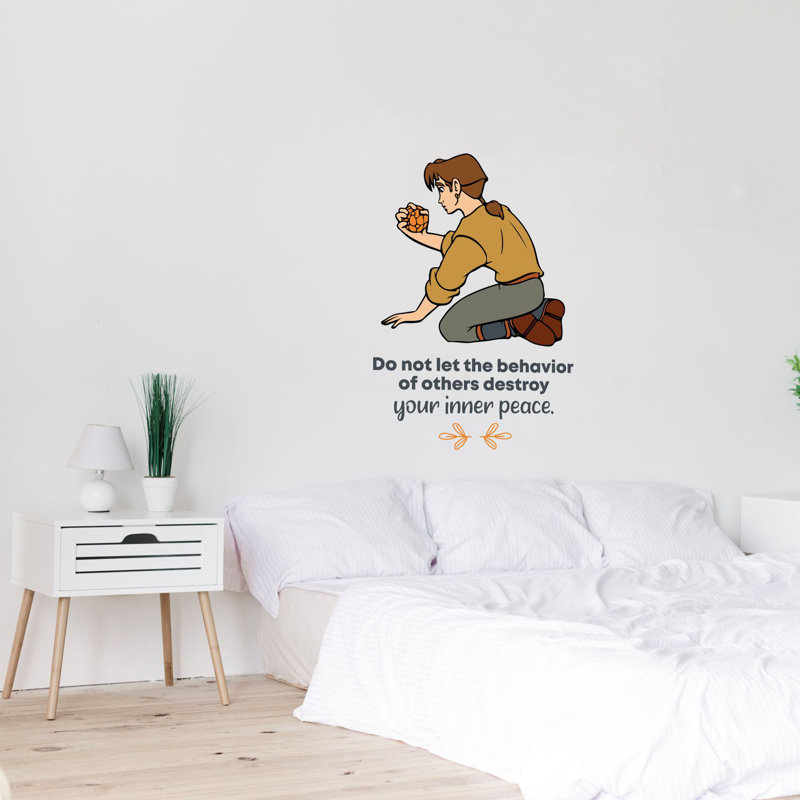 Adhésif décoratif en vinyle Jim Hawkins Treasure Planet Peace, H 40 po x l 35 po