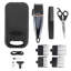  Trousse de coupe de cheveux rechargeable sans fil 12 pièces avec étui de rangement