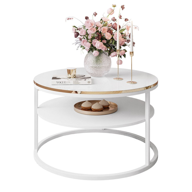 Leatham Frame Coffee Table, White