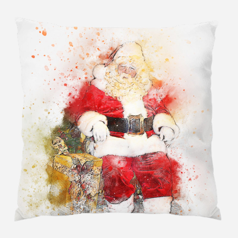 Coussin de noël Ostby, Microsuède, Intérieur