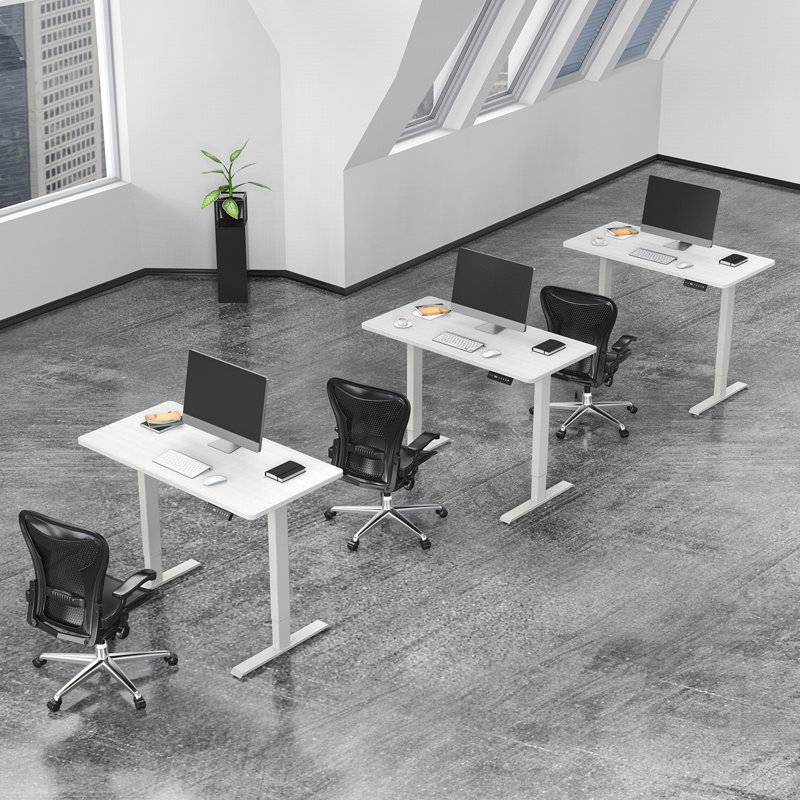 Bureau debout, Blanc
