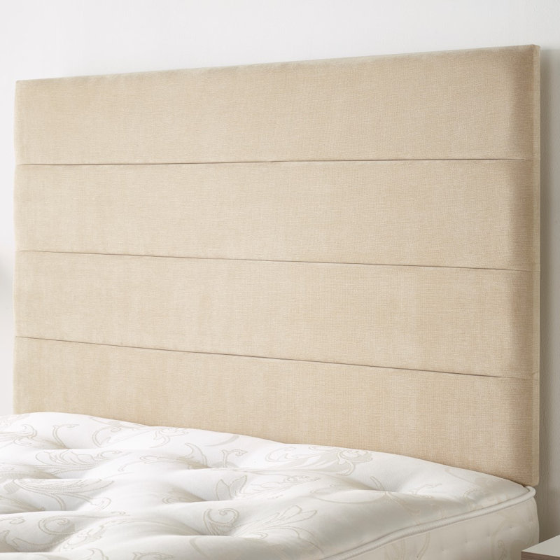 Accokeek Upholstered Headboard, Beige, Double (4'6")