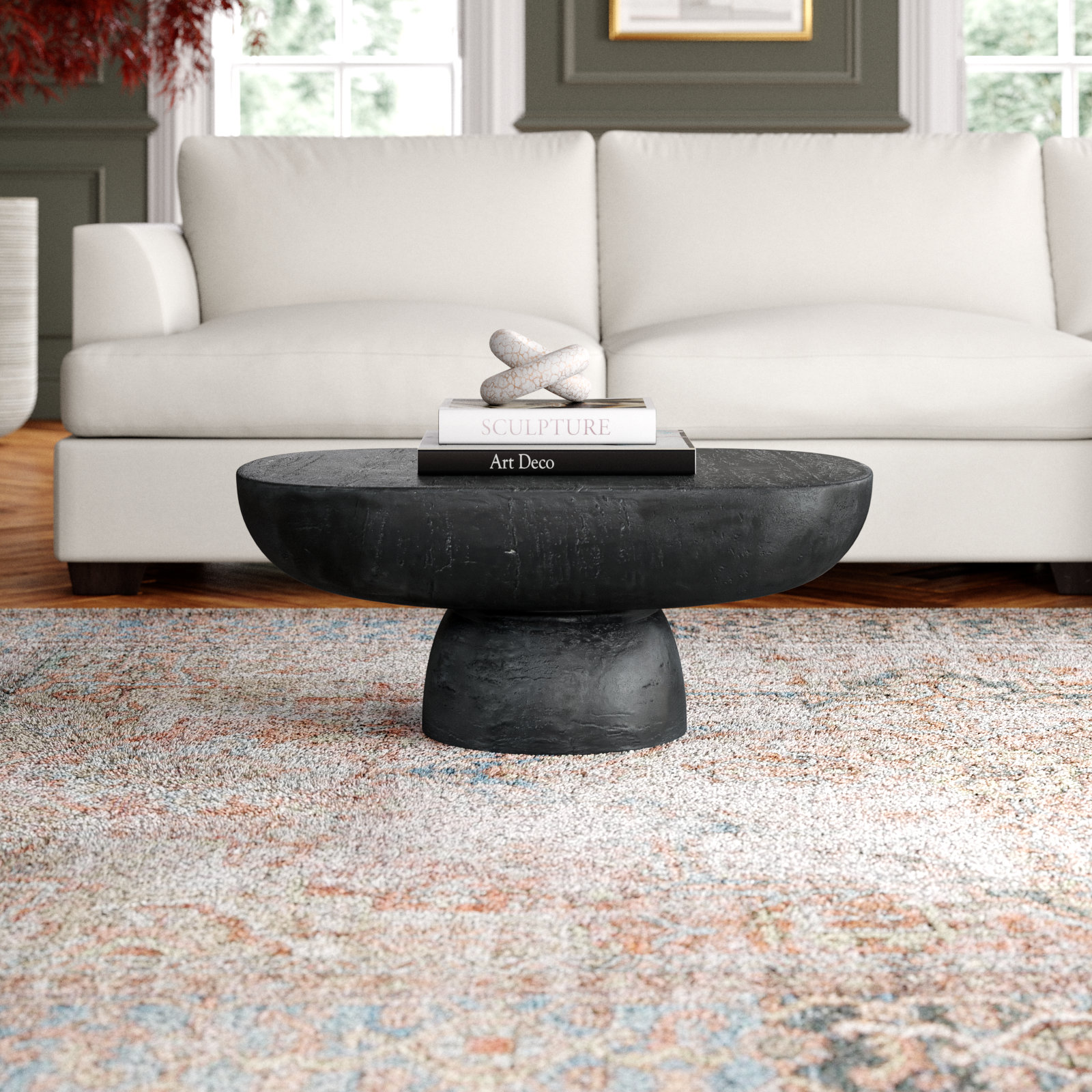 Berlare Single Coffee Table, Black