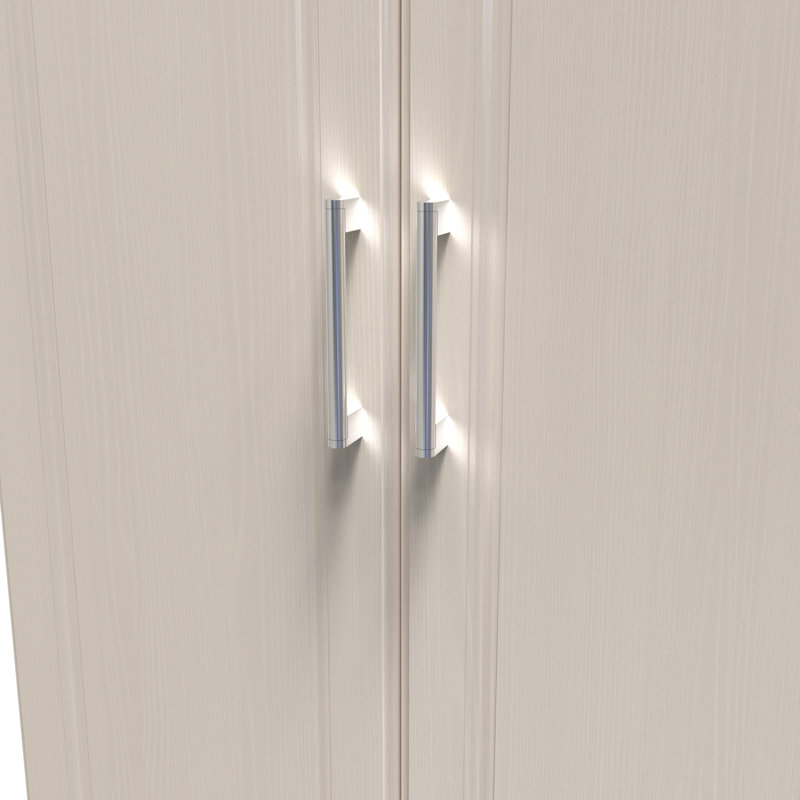 Aalysia Manufactured Wood Wardrobe, Kashmir Ash/Modern Oak