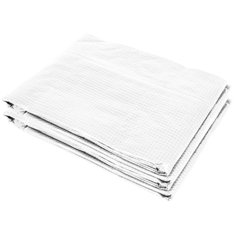 Bâche de remplacement pour serre avec déchirure - Matériau : bâche de 118 po L x 79,99 po l, coutures et fenêtres renforcées