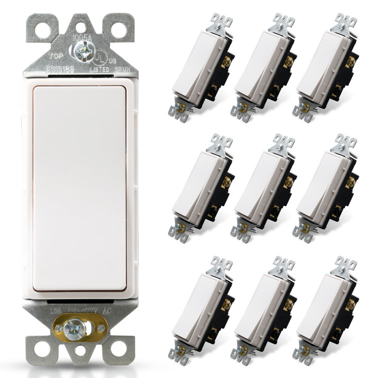 15 Tamper Resistant 3-Way Rocker Light Switch
