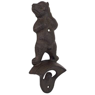 Forest Bear Grizzly Paw Cast Iron Bottle Opener - QH17811 - Design Toscano