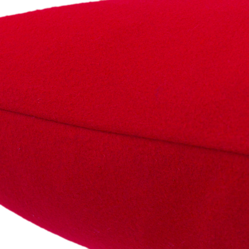 Embroidered Wool Blend Pillow Cover