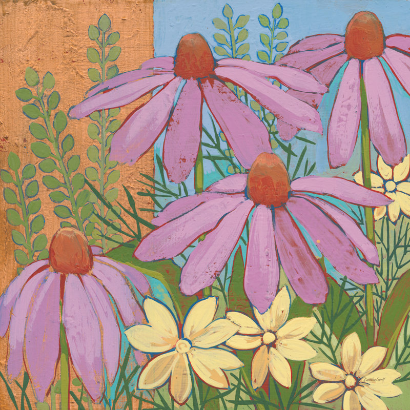 Delft Delight IV by Kristy Rice - Wrapped Canvas Painting, 76cm H x 76cm W x 3.8cm D