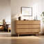 Commode 6 tiroirs l 47,3 po avec coins arrondis