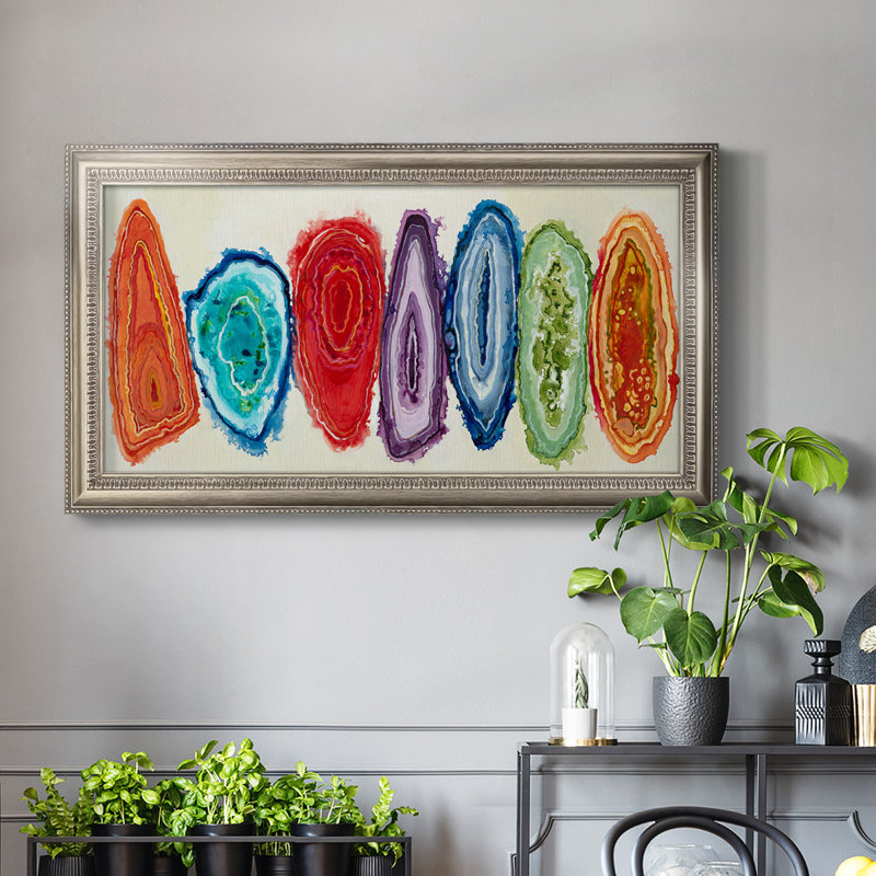 " Geode Slice ", 21" H x 37" W x 1" D