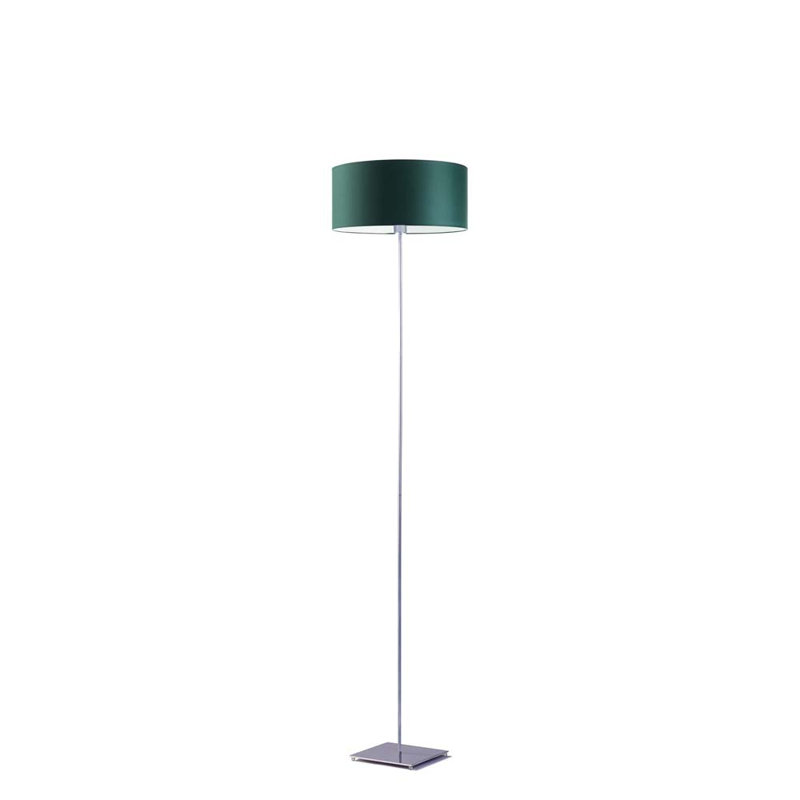 Ayania 150cm Traditional Floor Lamp, Green, Silver