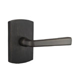 Cimarron Flat Passage (Hall & Closet) Door Lever with Rectangle Rosette