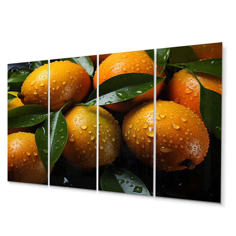 Modern Food & Beverage Wall Decor on Metal
