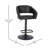 Amberlie Modern Upholstered Adjustable-Height Barstool with Footrest by Flash Furniture-68087817-112687777-112687774