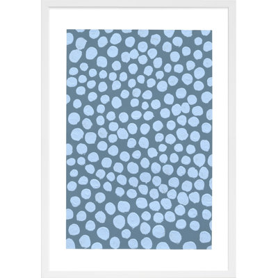 Navi "Periwinkle on Blue Gray" Painting