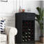 Armoire de bar à vin 24 pièces modulaire de couleur noire