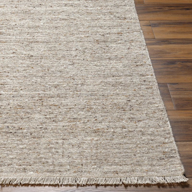 Tapis en laine tissé à la main Cale, Rectangle 9 pi x 12 pi