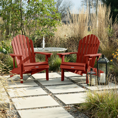Anette Outdoor Adirondack Set