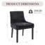 Chaise d'appoint rembourrée en velours côtelé Demarrion-1835431193