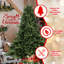 Arbre de Noël pleine forme avec pointes - aiguilles mixtes en PE / PVC, base large pour grands espaces, structure à charnières pour une installation facile, support en métal pour un soutien solide-1478486309-1478486307-1478486365