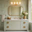 Luminaire de meuble-lavabo moderne en or avec abat-jour en verre opale-1312366594-1312366605