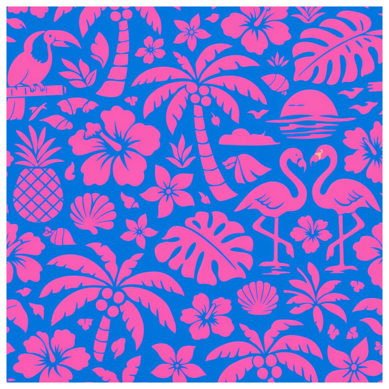 Rideaux de douche Pink Flamingo, L 70 po x H 93 po