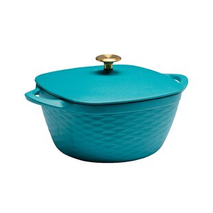 Chasseur La Cuisson Pain Cuisson Poêle Émail Vitré Grès Set 4 Pièce Bleu