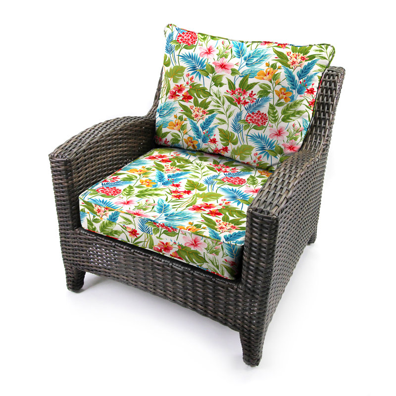 Coussin de chaise d'extérieur 24 po x 47 po