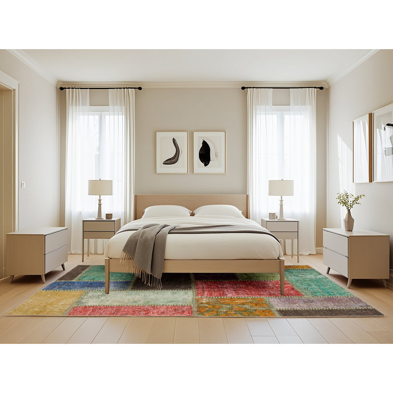 Abstract Indoor Rug, Rectangle 5' x 8'